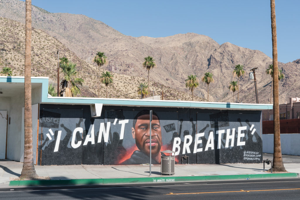 I can't breath sign in Palm Springs