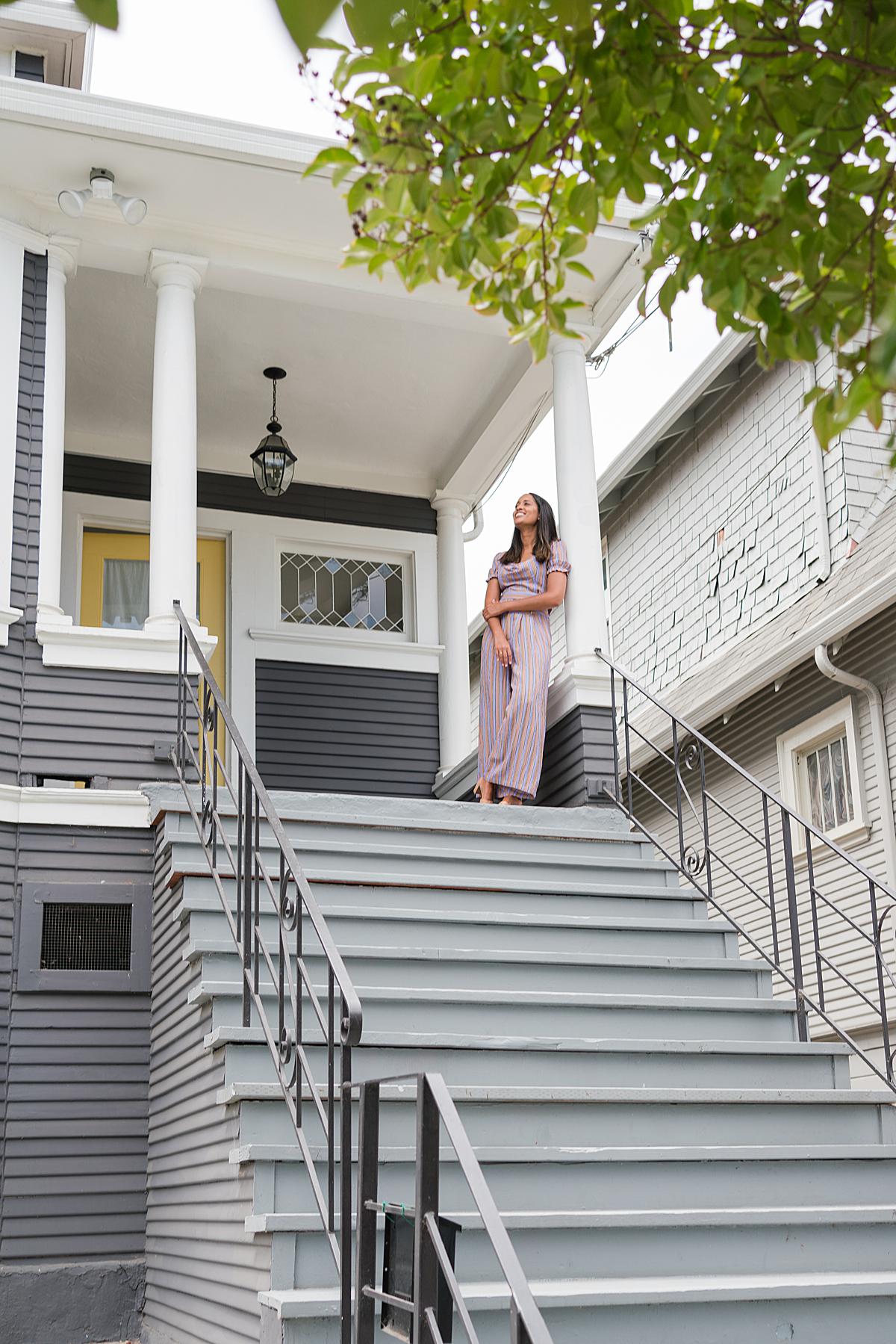 Oakland brand photoshoot in historic craftsman home